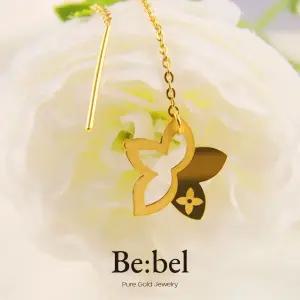 순금귀걸이 3.1g 24k 플라워 비벨