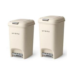 포르 15리터 20리터 페달식 휴지통 원룸 침실 화장실 쓰레기통