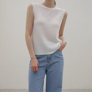 심플라운드넥니트나시