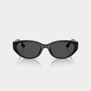 레이벤 NEW 캣아이 오벌형 블랙 그레이 선글라스 RB4457D 6677/87