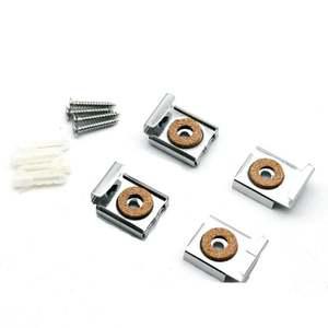 4P세트 벽거울 고정브라켓 벽용클립 브래킷