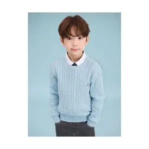 국내정품 빈폴키즈 BEANPOLE KIDS 클래식 케이블 니트 스웨터 라이트 그린 BI5151UE1L 568860