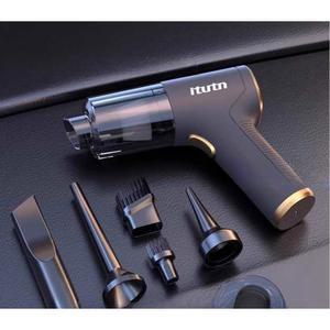 송풍기 스탠다드 2단 4IN1 차량 차량용 자동차와 1셀 청소기 무선미니강력 검은색