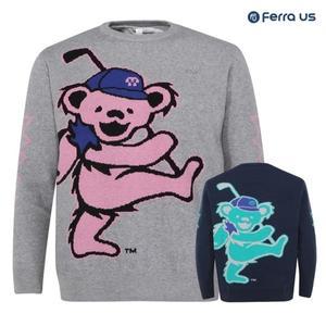 보스케 남자 봄 가을 골프 라운드넥 방풍 긴팔 니트 TB2506141293