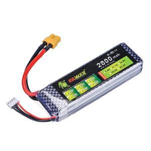 11.1v 2800mAh 리포 배터리 RC 헬리콥터 부품 3s 리튬 35C 자동차 비행기 드론 T/XT60 플러그
