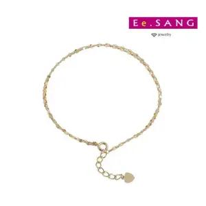 이상주얼리 18k 투라인 아몬드 팔찌 18k팔찌