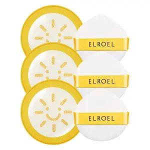 엘로엘 팡팡 빅 선쿠션 S8 2024 시즌8 스마일 썬쿠션 리필 25g 3개