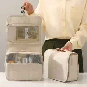 보우크루 행잉워시백 여행 용 화장품 방수 파우치 세면도구 트레블 파우치