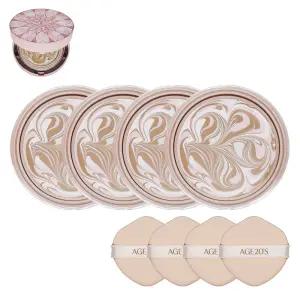 홈쇼핑 최신상 에이지투웨니스 팩트 에이지20S 에센스 커버 팩트 더 블루밍 에디션 리필4개