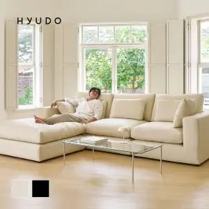 [11월 가을맞이 특별가] 휴도 동백 2900 모듈형 4인용 가죽 소파 (쿠션포함)