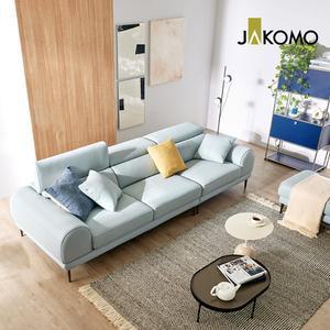 [자코모][~22%쿠폰할인+8%카드할인]몽슈 4인 기능성 슈렁큰 천연면피 소가죽 소파+스툴