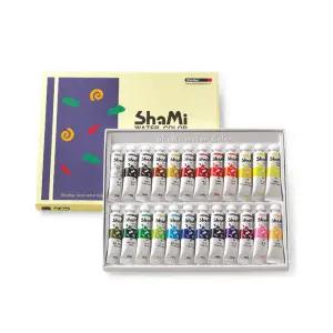세종문구화구 신한 샤미 수채화물감 24색 10ml
