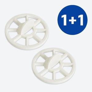 국산 1+1 욕조망35mm (화이트)배수구 머리카락 거름망 (WFHKC01)