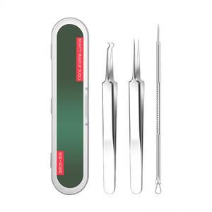 제거기 핀셋 피지 잇템 바늘 트렌드 제거 압출 집게 세트 압출기 3종