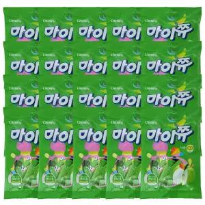 크라운 마이쮸 사과 맛 72g X 20개 대용량 마이쭈 간식