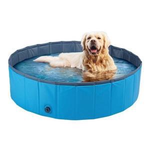 목욕통 대형 - 애견욕조 블루 120x30 접이식매트 (WFHFIGJ)