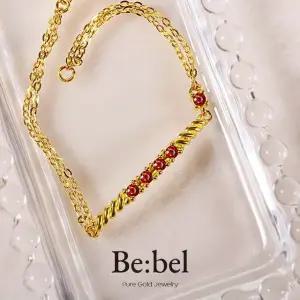 순금팔찌 7.5g(2돈 두돈) 24k 여자 디자인 여성 루비 스틱 비벨