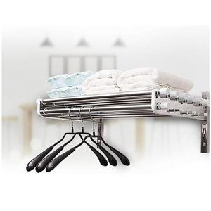 [S037060]행거 수납 벽부착봉선반 건조대 A형800