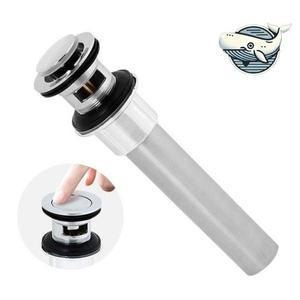 고품질 자동잠금 세면대 배수구 트랩 메탈 폽업 용이한 팝업 세면대마개 세면대물마개 (WFGRDMN)