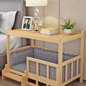 강아지 침대 동물 나무 커들러 허리 대형