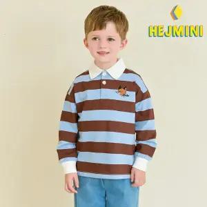 [헤이미니] 볼드스트라이프여우카라티셔츠