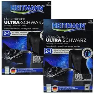 하이트만 검은옷 전용 세탁 이염방지 시트 색빠짐방지 10매입 2개 (20매) MS-1040