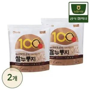 농협식품 밥심 국산 쌀누룽지 700gX2개