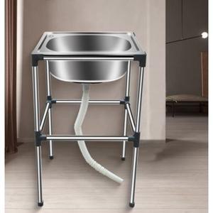 간이 씽크대 미니 세면대 브래킷 풀세트 욕실 야외용 9051 하부장 카페 정원 스탠드