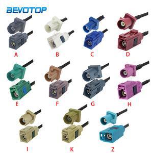 RG174 케이블 Fakra A B C D E F G H I K Z Male to Female Pigtail 자동차 라디오 안테나 확장 GPS RF 통신 시스템