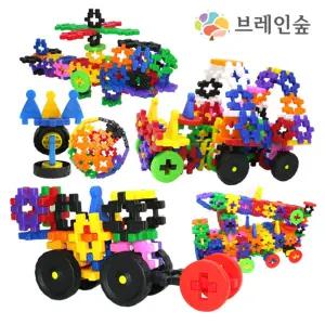 어린이집 활동 교구 와플형 도형 블록 364p 두뇌운동 오감훈련