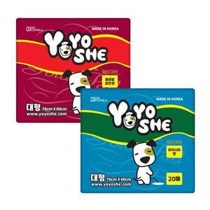 요요쉬 패드 대형 20매 2종 (플로랄와인/아카시아) (무료배송)