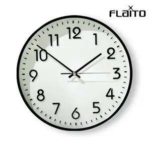 지성 플라이토 입체 원형 가정용 아날로그 무소음 벽걸이시계 자녀방 건전지 30cm