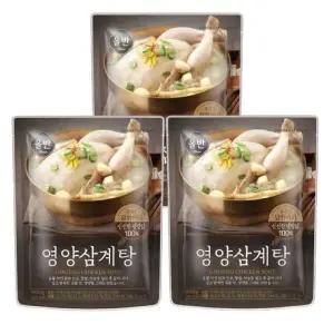 [올반] 영양삼계탕 900g3팩