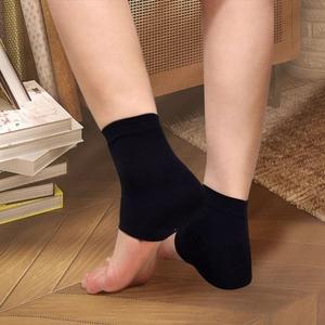 고품질 뒤꿈치 발 양말 블랙 보습 풋패드 각질제거 힐패드 (WFJ1KWV)