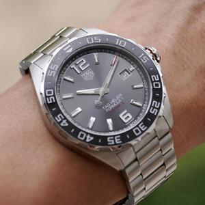 태그호이어 포뮬러1 데이트 오토매틱 남성 메탈시계 WAZ2011.BA0842