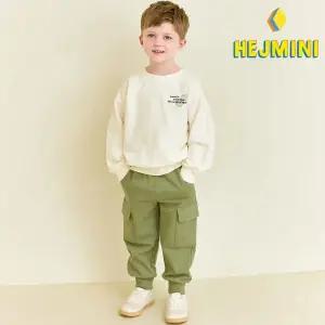 [헤이미니] 레터링스탬프카고팬츠상하복