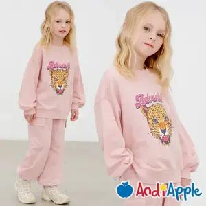 [앤디애플] 와일드애니멀볼륨핏조거상하복