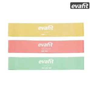 EVAFIT 에바핏 고탄력 컬러 루프밴드 3종 세트
