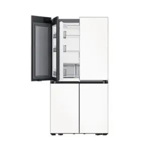 삼성 비스포크 AI 하이브리드 4도어 키친핏 Max 633L 푸드쇼케이스 RM70F64M2X 새틴화이트