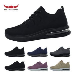 BFL 3301 발편한 에어 운동화 블랙 남성 런닝화 니트 신발 여성 조깅화 워킹화 커플신발