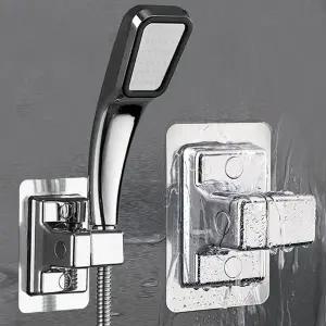 샤워기거치대 욕실 샤워기 고정 걸이 홀더 무타공 헤드 거치대 2P (WFJC0NB)