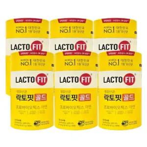 종근당 락토핏 생유산균 골드 프로바이오틱스 아연 6통(300포)