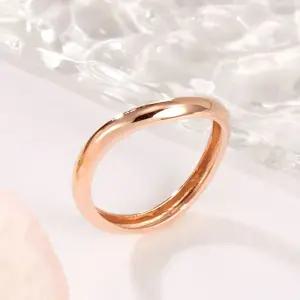 갤러리아 [비앤비골드] 14K 민자 플로우 웨이브 반지 PNR41894