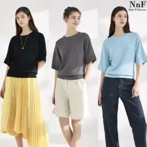 [시크릿특가] [1+1+1] NNF 가오리 니트 블라우스 3종 (N06-3)