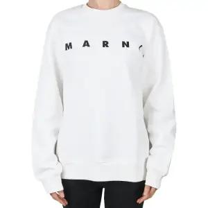 마르니 25FW 여성 로고 맨투맨 아이보리 성인사이즈 M01612 M00V0 0M114 12-14Y