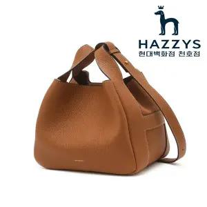 [헤지스ACC] HIBA5F311W2 [H-BAG] 시그니처 H 브라운 레더 토트겸 숄더백 M