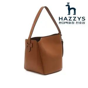 [헤지스ACC] HIBA5F317W2 [엣지백] 클래식 H 브라운 레더 숄더백