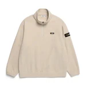 내셔널지오그래픽 N234UFJ903 하이넥 플리스 반집업 티셔츠 CRYSTAL BEIGE