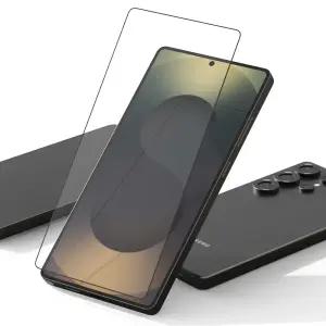 지문인식 풀커버 강화유리 액정보호필름 1매 갤럭시퀀텀5 퀀텀4 점프2 버디2 A36 A35 A34 A25 A24 A26 A16
