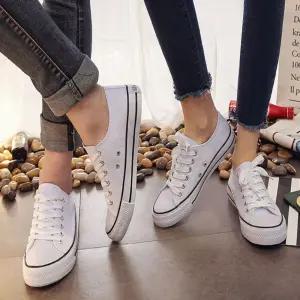남여공용 로우캔버스화 스니커즈 커플신발 단화 4컬러